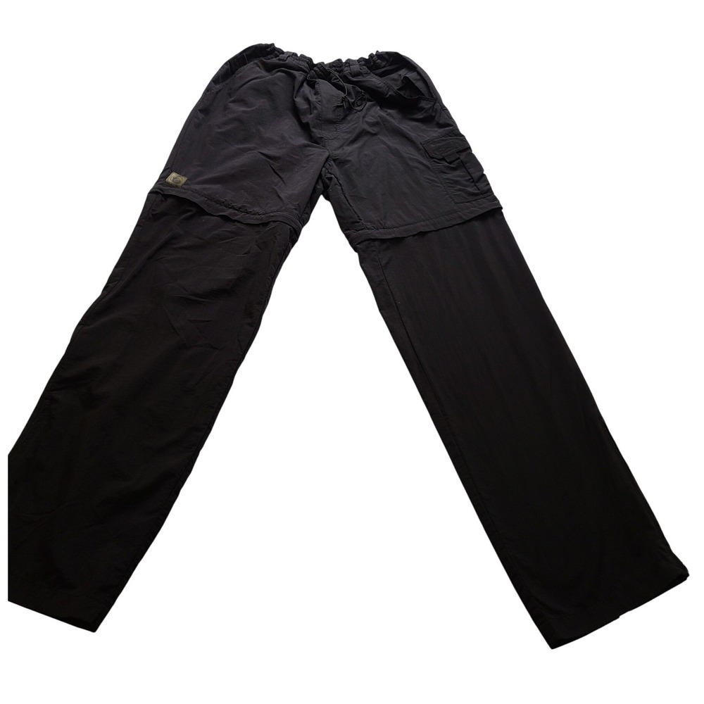 Gander Mountain GS Guide Series Convertible Cargo Pants Black Men's S Zip Off